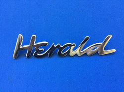 TRIUMPH HERALD SCROLL BOOT BADGE