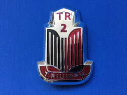 TRIUMPH TR2 BONNET BADGE